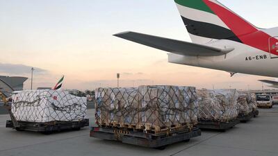 Under the Ruler of Dubai's directives, the International Humanitarian City (IHC), chartered two aircraft to deliver the aid material to Sudan