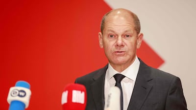 Olaf Scholz, whose Social Democrats topped the poll in the recent German elections, wants to form a 'traffic light' coalition. Photo: AFP