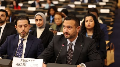 Jamal Al Musharakh, the UAE's permanent representative to the UN. Chris Whiteoak / The National