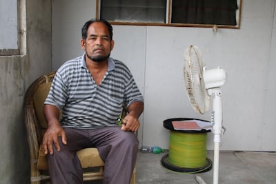 A Sri Lankan refugee interned on the Pacific island of Nauru. AFP