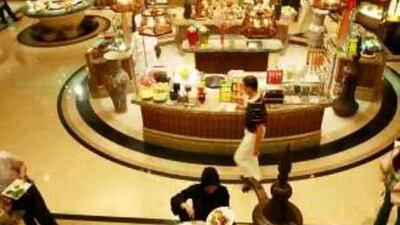 Sofra at Abu Dhabi's Shangri-La features a sprawling spread of international dishes.