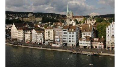 A riverfront view of the city of Zurich. After the freezing of the assets of the former Egyptian president Hosni Mubarak, a reader questions the past behaviour of Swiss banks in hiding wealth. Peter Frommenwiler /Bloomberg