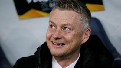 Ole Gunnar Solskjaer before the match. Reuters