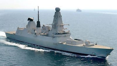 Britain's Type 45 destroyer HMS Dragon is likely to form part of the maritime force to protect and clear the Strait of Hormuz. Royal Navy