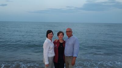 The doctor’s family and other residents of Zaporizhzhia worry about the dangers of a nuclear accident at a nearby power plant. Photo: Oleksandra Lykhasenko