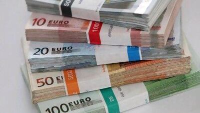 The euro dropped below US$1.30 for the first time since January, to $1.2965. Daniel Roland / AFP