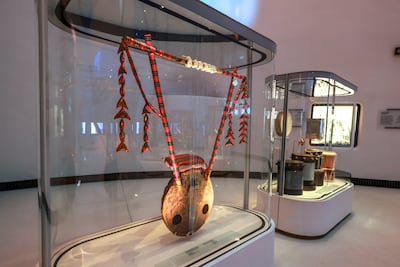 Tanboura, a lyre used by coastal people during their musical celebrations. Victor Besa / The National