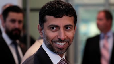 UAE's Energy Minister Suhail Mohamed Al Mazrouei arrives for the Opec meeting in Vienna. Heinz-Peter Bader / Reuters