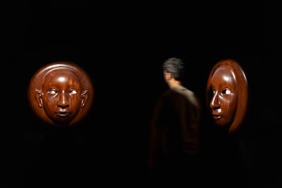 Emirati Alaa Edris's Wiswas looks at the darker side of whispers. Photo: National Pavilion UAE - Venice Biennale