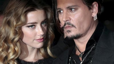 Johnny Depp and Amber Heard arrive for the British premiere of the film 'Black Mass' in London, Britain, on October 11, 2015. Reuters