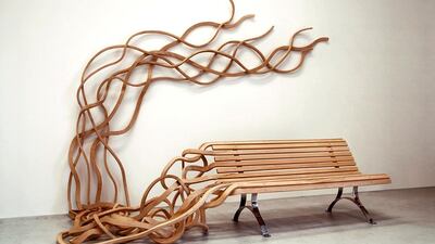 Banc Spaghetti de Pablo Reinoso part of Abu Dhabi Art, 2013. Courtesy Juan Tronquoy