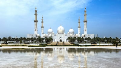 As well as being a prominent place of worship, Sheikh Zayed Grand Mosque also serves as one of Abu Dhabi's cultural highlights. Victor Besa / The National