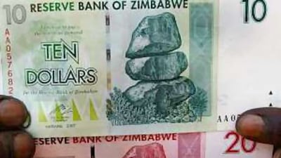 The current rate of inflation has made Zimbabwean money worthless.