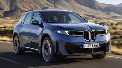 The new BMW iX3 offers a claimed driving range of up to 805km on a full charge. Photo: BMW