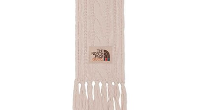 The North Face X Gucci scarf.