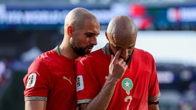 Sheikh Mohammed bin Rashid, Vice President and Ruler of Dubai, spoke of his pride in the Moroccan football team's performances in the World Cup despite a disappointing defeat to France. Getty Images via AFP