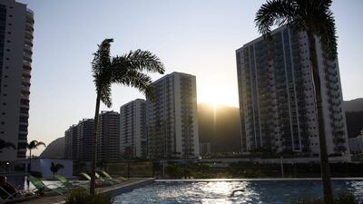 The Olympic Village is made up of 31 tower blocks, each rising as high as 17 stories, and will accomodate 18,000 athletes. Laurent Gillieron / EPA