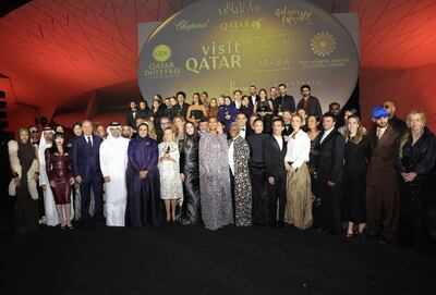 Guests and prize-winners at the ceremony. Photo: Fashion Trust Arabia / Instagram