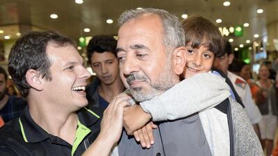 Readers praise the efforts of Spain’s Getafe football club to end the ordeal of Osama Abdul Mohsen, a Syrian refugee who had been ill-treated by a journalist in Hungary last week. Marwan Naamani / AFP