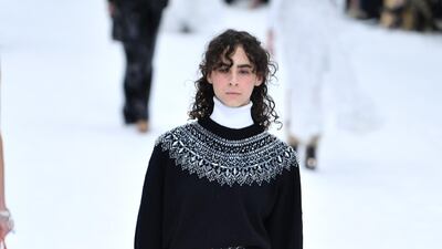Karl Lagerfeld's last collection for Chanel Fall/Winter 2019/20 women's collection at Paris Fashion Week. Photo: Getty