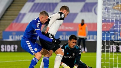FULHAM RATINGS: Alphonse Areola - 7: French goalkeeper made one sharp save from Vardy at his near post in the first half but was helpless when Leicester hit the woodwork twice in 10 seconds. Bar that, he wasn't really tested by Leicester and had no chance with Barnes goal. AFP