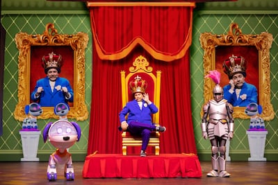Mayor Humdinger is a popular Paw Patrol character. Photo: Etihad Arena
