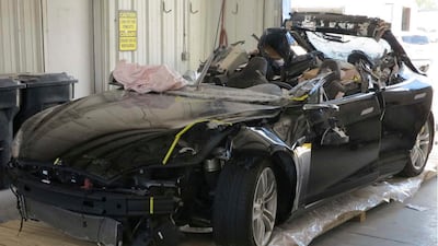 The Tesla was being driven by Joshua Brown when he was involved in a fatal crash in Florida in May 2016. The Associated Press