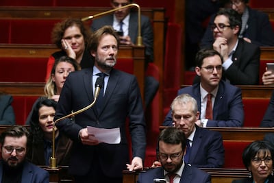 Boris Vallaud, president of the socialist parliamentary group. AFP