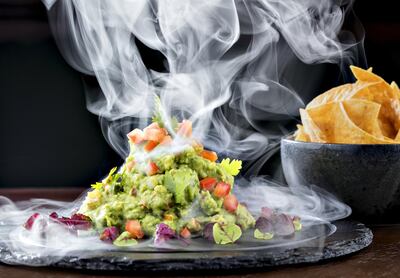 Smoked guacamole at Toro Toro