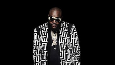 Rick Ross is set to perform at Base Dubai on May 5. Courtesy Base