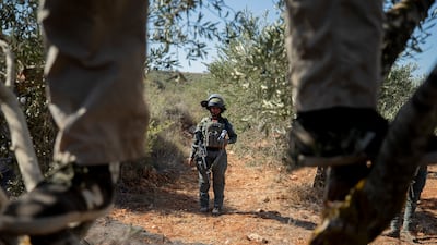 Settler violence includes killings, arson and blocking Palestinians from access to their agricultural land. Middle East Images via AFP