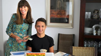 Warren Fox will be heading back to the United States to attend college and his mother, Margo, will be keeping an eye on his budgeting skills. Delores Johnson / The National