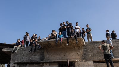 When Israeli troops raided the Jenin camp on the night of November 2-3, five resistance fighters and at least one Israeli soldier were killed. The next day the community came together to bury their fighters. All photos: Stefanie Glinski for The National