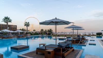 Azure Beach is a popular beach club and free for guests at the hotel