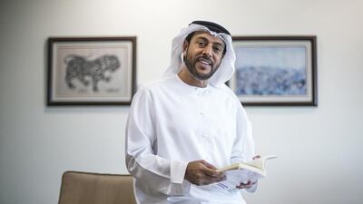 Sultan Al Hajji next May will be the chairman for a Toastmasters conference for 1,000 people at Zayed University. Mona Al Marzooqi / The National