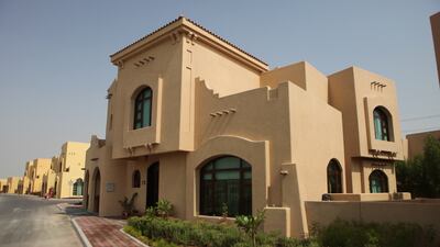 Villas at Sas Al Nakhl in Abu Dhabi. Galen Clarke / The National
