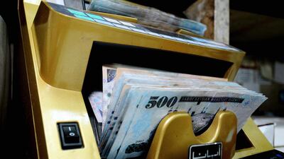 Saudi Arabia’s riyal is pegged to the US dollar. Waseem Obaidi for The National