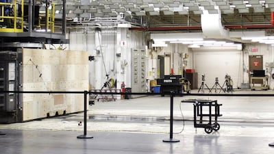 Ford has increased its investment in computing power by 50 per cent to maximise the number of virtual crash tests it can perform . Bill Pugliano / Getty Images / AFP