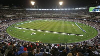 A general view of the crowd during the International Champions Cup pre-season match between Real Madrid and Manchester City at the Melbourne Cricket Ground on Friday. Scott Barbour / Getty Images
