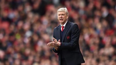 Arsenal manager Arsene Wenger has his team third in the Premier League through seven matches, on 16 points. Tony O'Brien / Action Images / Reuters