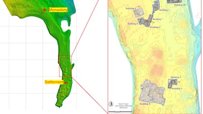 The pearling town is south of the monastery discovered last year. It is probable that the monks settled next to a flourishing town.