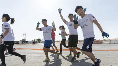 The Tough Mudder event held at Dubai Festival City.