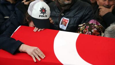 The bomb attack outside the Vodafone Stadium, home of the Baskitas football team, in Istanbul killed 44 people. Tolga Bozoglu / EPA