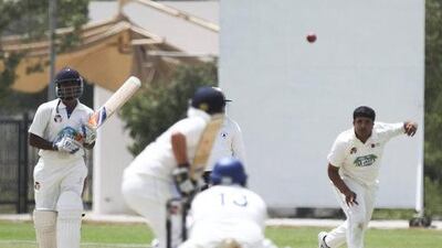Sharjah and Dubai compete on Tuesday in the first match of the new National Under 19 cricket tournament. Lee Hoagland / The National