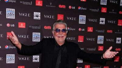 Roberto Cavalli at the second annual Vogue Fashion Dubai Experience (Photo by John Phillips/Getty Images for Vogue & The Dubai Mall)