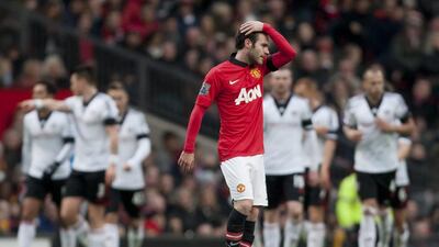 Spanish playmaker Juan Mata has been deployed on the right of midfield since his move to Manchester United last month. Jon Super / AP Photo