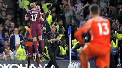5. Chelsea 0-1 Manchester City, September 30 A symbolic toppling of the champions. It was significant when Chelsea won at the Etihad Stadium in December 2016 and similarly important when City gained revenge. The symbolism extended to the outstanding former Chelsea player Kevin de Bruyne curling in a brilliant winner. It was also the first game of Fabian Delph’s successful conversion into a left-back. Adrian Dennis / AFP