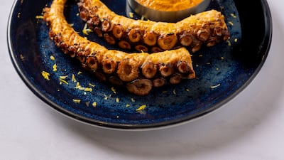 An octopus dish at the restaurant. Photo: Mandy Toh