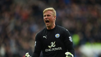 Goalkeeper: Kasper Schmeichel, Leicester City. The Dane gave Leicester a lifeline in their relegation battle with some vital saves in the 2-1 win over West Ham. (Photo: Michael Regan / Getty Images)