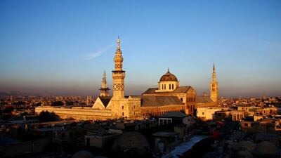 The Umayyad Mosque as it looked in 2007. It is now a cultural casualty of war in Syria, with much of it reduced to rubble. Courtesy Issam Hajjar